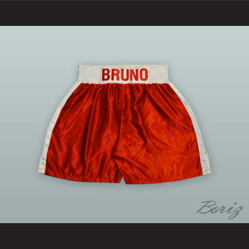 Frank Bruno Red Boxing Shorts
