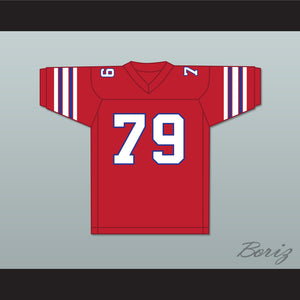Fred Palowski 79 Adams College Atoms Red Football Jersey Revenge of the Nerds