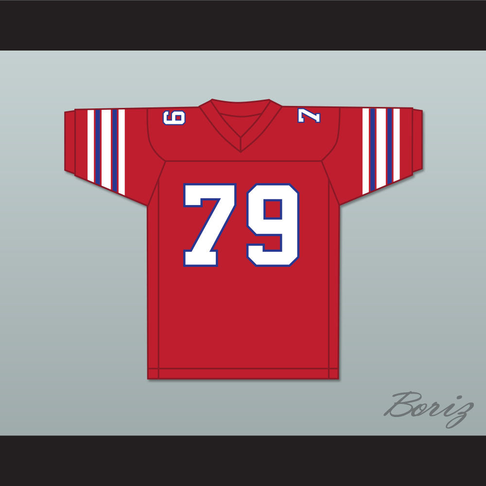 Fred Palowski 79 Adams College Atoms Red Football Jersey Revenge of the Nerds