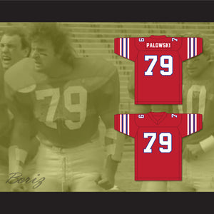 Fred Palowski 79 Adams College Atoms Red Football Jersey Revenge of the Nerds