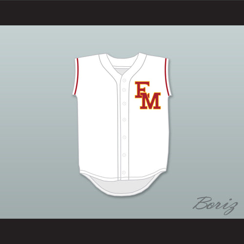 Freddie Freeman 9 El Modena High School Vanguards White Baseball Jersey 2