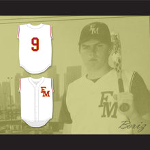 Load image into Gallery viewer, Freddie Freeman 9 El Modena High School Vanguards White Baseball Jersey 1
