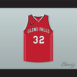 Jimmer Fredette 32 Glens Falls Indians Away Basketball Jersey with Patch