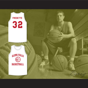 Jimmer Fredette 32 Glens Falls Indians White Practice Basketball Jersey