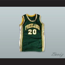 Load image into Gallery viewer, Freeland 20 Dark Green Basketball Jersey