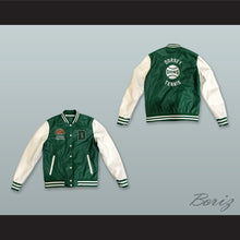 Load image into Gallery viewer, Freeway Rick Ross Susan Miller Dorsey High School Dons Tennis Green and White Lab Leather Varsity Letterman Jacket