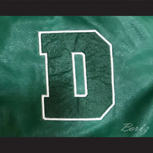 Load image into Gallery viewer, Freeway Rick Ross Susan Miller Dorsey High School Dons Tennis Green and White Lab Leather Varsity Letterman Jacket
