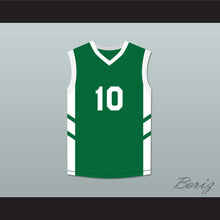 Load image into Gallery viewer, Guy &#39;Frequent Flyer&#39; Dupree 10 Green Basketball Jersey Dennis Rodman&#39;s Big Bang in PyongYang