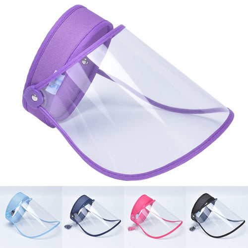 Full Face Covering Mask Transparent Anti Droplet Dust-proof High quality Visor Shield Droplet Face Shield Washable Transparent
