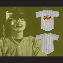 Load image into Gallery viewer, The Warriors Baseball Furies Pinstriped Gray Baseball Jersey