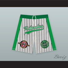 Load image into Gallery viewer, G-Baby Kekambas Gray Pinstriped Basketball Shorts with Patches