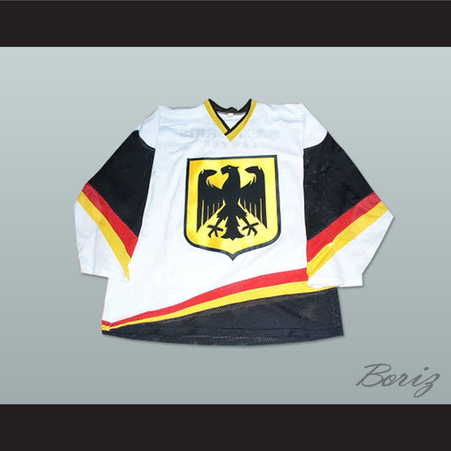 Germany National Team White Hockey Jersey