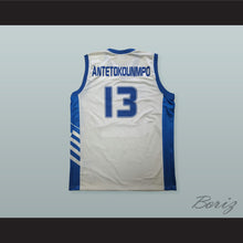 Load image into Gallery viewer, Giannis Antetokounmpo 13 Greece White Basketball Jersey