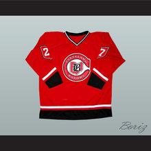 Load image into Gallery viewer, Gilles Meloche 27 Cleveland Barons Red Hockey Jersey