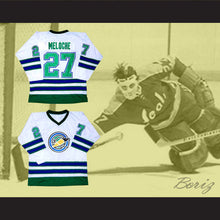 Load image into Gallery viewer, Gilles Meloche 27 California Golden Seals White Hockey Jersey