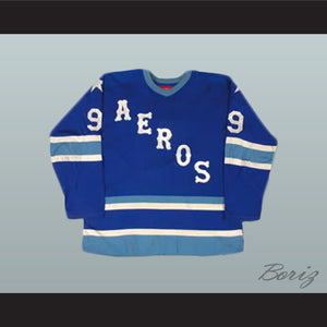 Gordie Howe 9 WHA Aeros Hockey Jersey