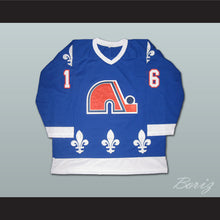Load image into Gallery viewer, Michel Goulet 16 Quebec Nordiques Hockey Jersey