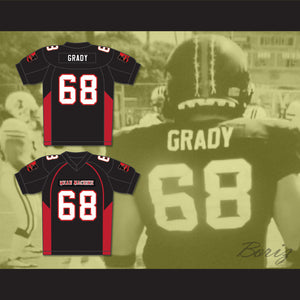 68 Grady Mean Machine Convicts Football Jersey Includes Patches