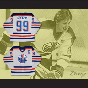 Wayne Gretzky 99 Edmonton Oilers White Hockey Jersey