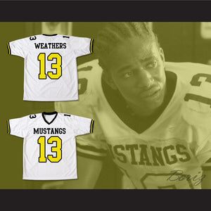 Willie Weathers 13 Kilpatrick Mustangs Football Jersey