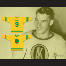 Load image into Gallery viewer, 1945-46 Gordie Howe 9 Omaha Ak-Sar-Ben Knights USHL Away Hockey Jersey