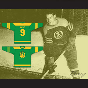 USHL Gordie Howe 9 Omaha Ak-Sar-Ben Knights Home Hockey Jersey
