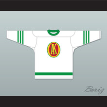Load image into Gallery viewer, 1945-46 Gordie Howe 9 Omaha Ak-Sar-Ben Knights USHL White Hockey Jersey