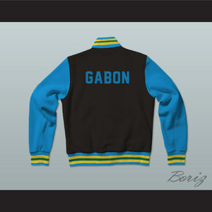 Gabon Varsity Letterman Jacket-Style Sweatshirt