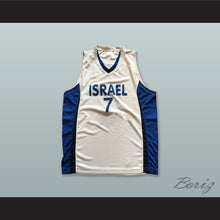 Load image into Gallery viewer, Gal Mekel 7 Israel White Basketball Jersey