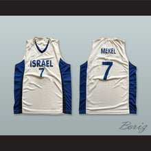 Load image into Gallery viewer, Gal Mekel 7 Israel White Basketball Jersey