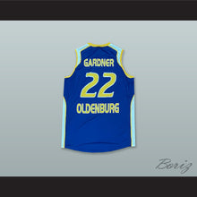 Load image into Gallery viewer, Gardner 22 EWE Baskets Oldenburg Germany Blue Basketball Jersey