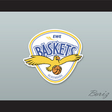 Load image into Gallery viewer, Gardner 22 EWE Baskets Oldenburg Germany Blue Basketball Jersey