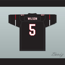 Load image into Gallery viewer, Garrett Wilson 5 Lake Travis High School Cavaliers Black Football Jersey 2