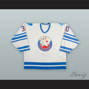 Garth Snow 30 Cornwall Aces White Hockey Jersey