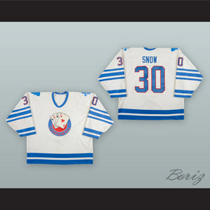 Garth Snow 30 Cornwall Aces White Hockey Jersey