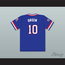 Load image into Gallery viewer, Gary Green 10 1984 USA Team Blue Baseball Jersey
