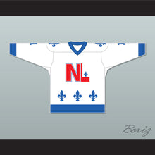 Load image into Gallery viewer, Gary Bennett 1 Le National de Québec White Hockey Jersey- Lance et compte (He Shoots, He Scores)