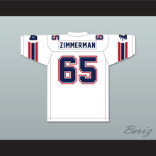 Load image into Gallery viewer, 1985 USFL Gary Zimmerman 65 Los Angeles Express Home Football Jersey