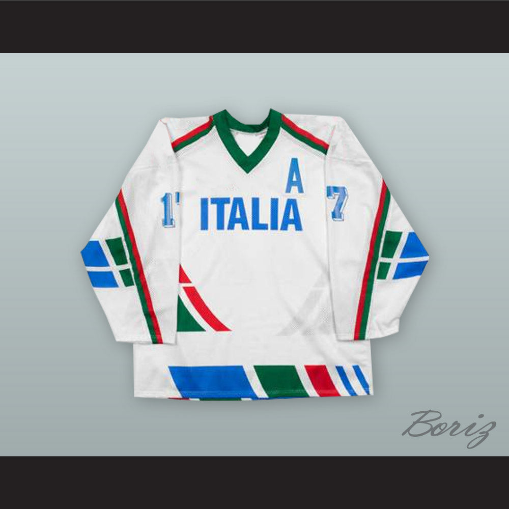 Gates Orlando 17 Italy National Team White Hockey Jersey
