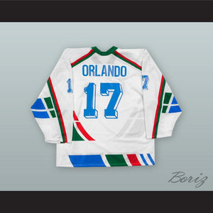 Gates Orlando 17 Italy National Team White Hockey Jersey