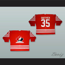 Load image into Gallery viewer, Gauthier 35 Canada National Team Red Hockey Jersey