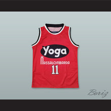 Load image into Gallery viewer, George Bucci 11 Fortitudo Bologna Red Basketball Jersey