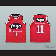 Load image into Gallery viewer, George Bucci 11 Fortitudo Bologna Red Basketball Jersey