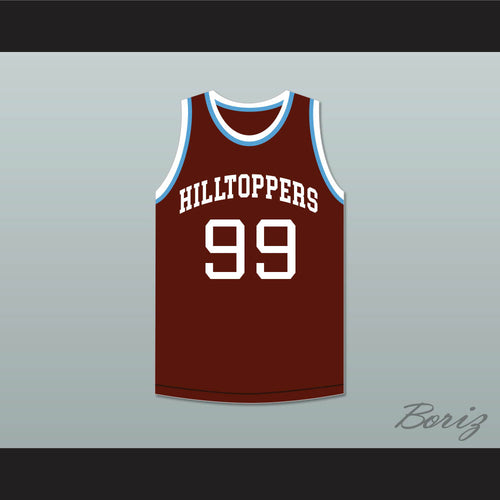 George Mikan 99 Joliet Catholic High School Hilltoppers Brown Basketball Jersey 1