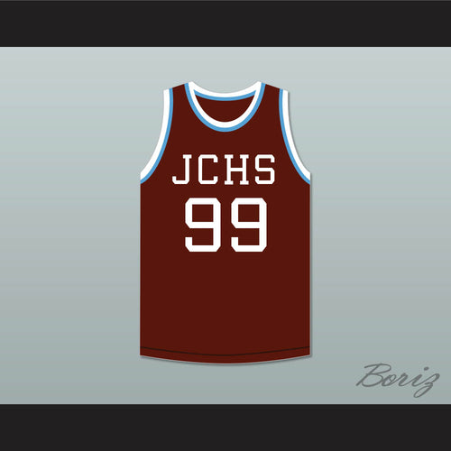 George Mikan 99 Joliet Catholic High School Hilltoppers Brown Basketball Jersey 2
