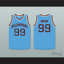 Load image into Gallery viewer, George Mikan 99 Joliet Catholic High School Hilltoppers Light Blue Basketball Jersey 1