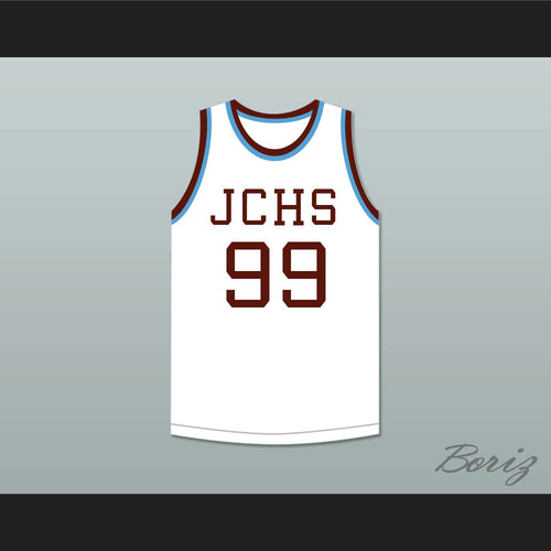 George Mikan 99 Joliet Catholic High School Hilltoppers White Basketball Jersey 2