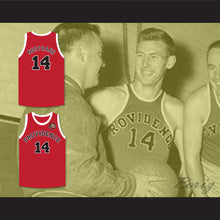 Load image into Gallery viewer, George Nostrand 14 Providence Steamrollers Red Basketball Jersey with Patch