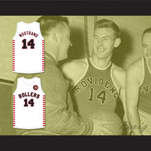 Load image into Gallery viewer, George Nostrand 14 Providence Steamrollers White Basketball Jersey with Patch 1