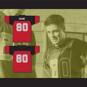 George Shank 80 Blackfoot High School Red Football Jersey 2